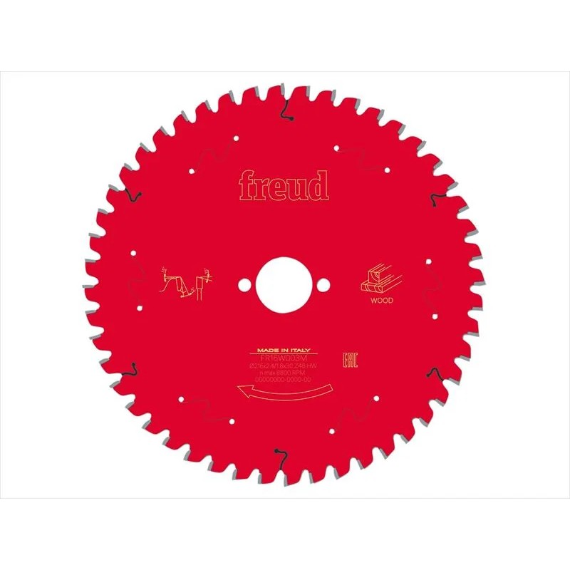 Freud Wood Mitre Saw Blade 216 x 30 x 2.4/1.8mm x 48T - F03FS09750