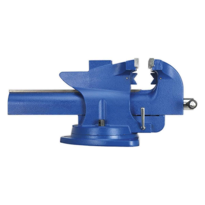 Sealey Vice 200mm Quick Action Swivel Base Cast Iron QAV200 Sealey  - Town Parts