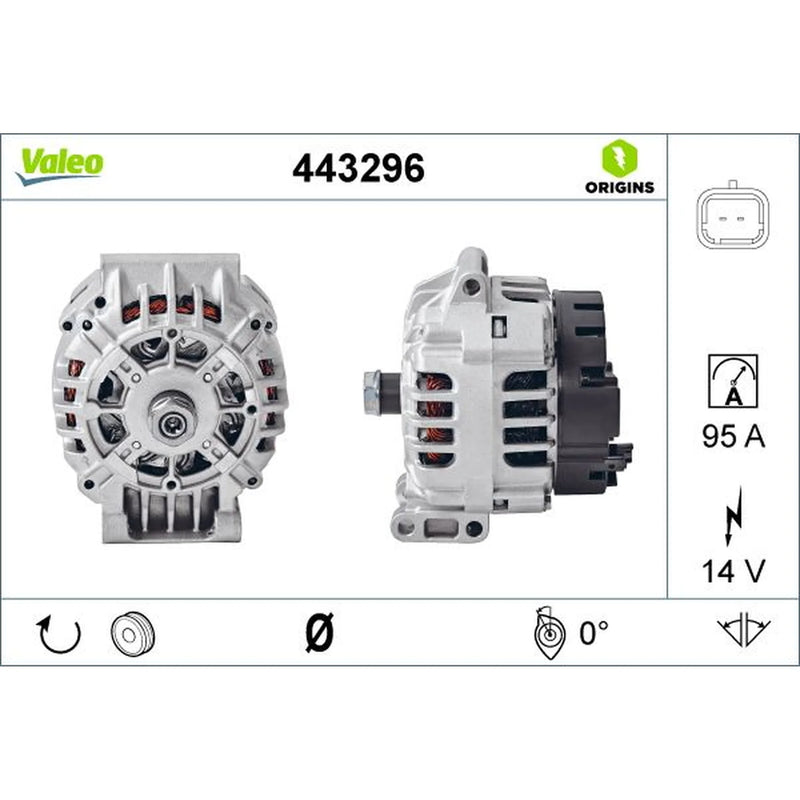 Valeo Car Alternator 12V 443296