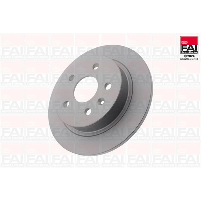 FAI 2 x Solid Rear Brake Discs BD119