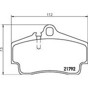 Mintex Rear Brake Pad Set MDB1874