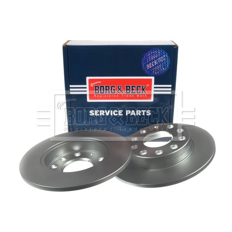 Borg & Beck 2 x Solid Rear Brake Discs BBD4273