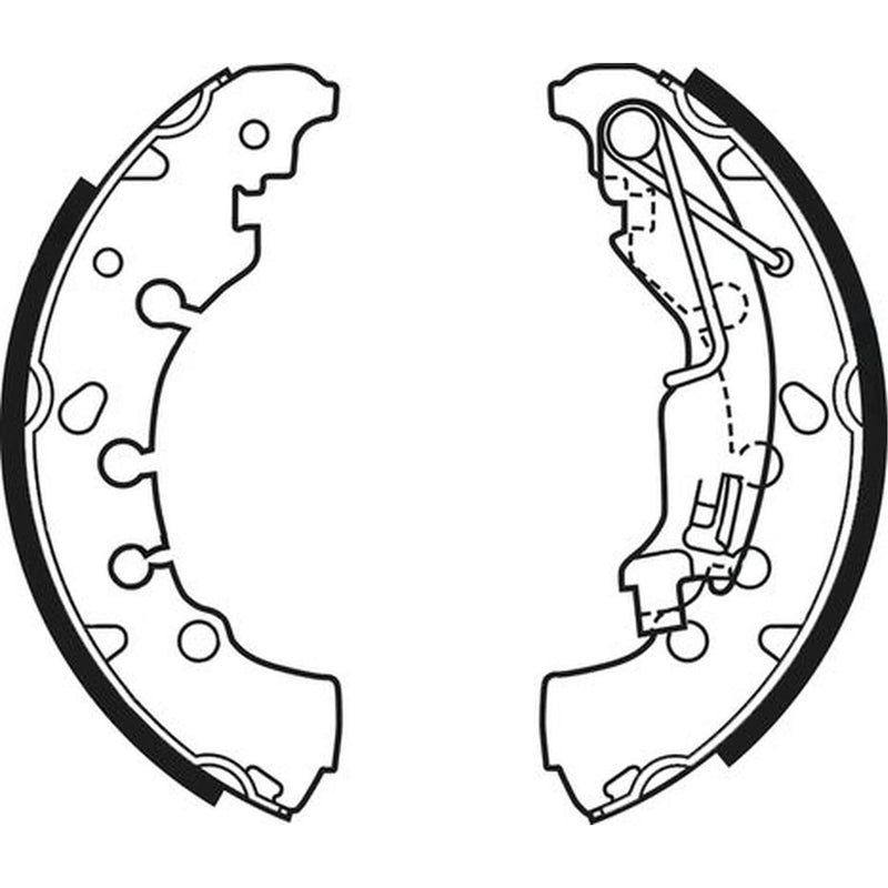 Abtex Brake Shoe Set Axle Kit ABS4099