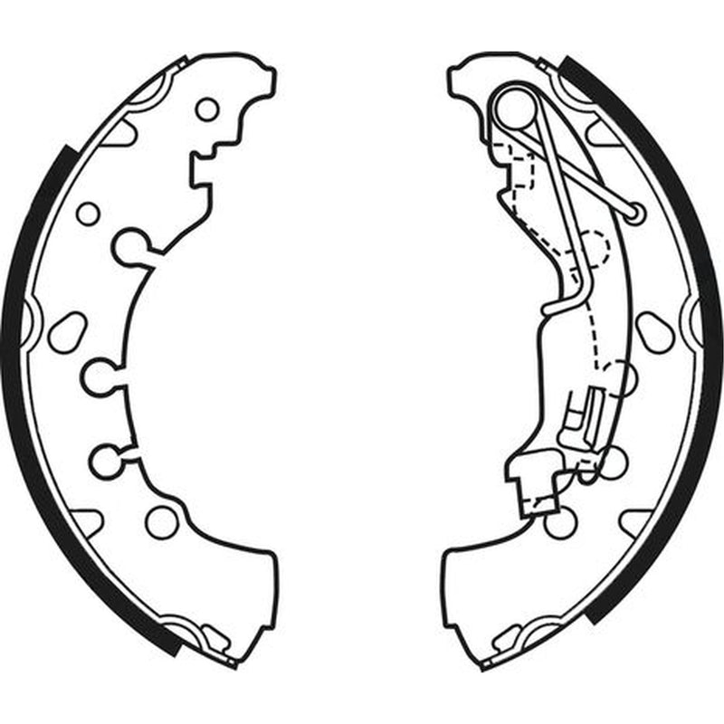 Abtex Brake Shoe Set Axle Kit ABS4099