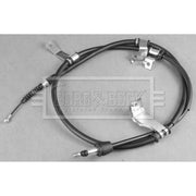 Borg & Beck Handbrake Cable Left Rear BKB3786