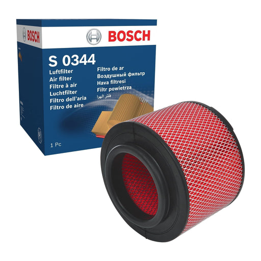 Genuine Bosch Car Air Filter S0344 Fits Toyota Hilux D4D - 2.5 - 07-15 F02640034 Bosch  - Town Parts