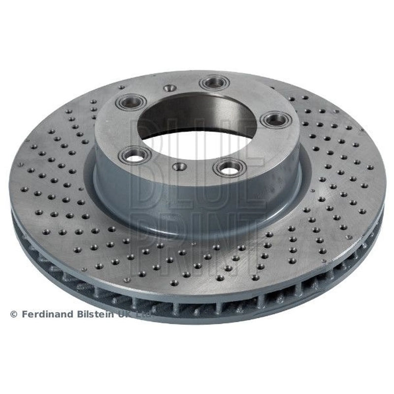 Blue Print 2 x Perforated/Vented Front Brake Discs ADV1843126