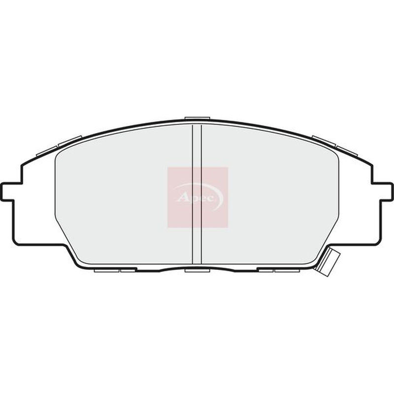 Apec Front Brake Pad Set PAD1128
