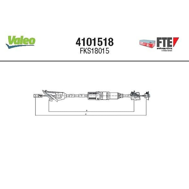 Valeo Clutch Control Cable Pull 4101518