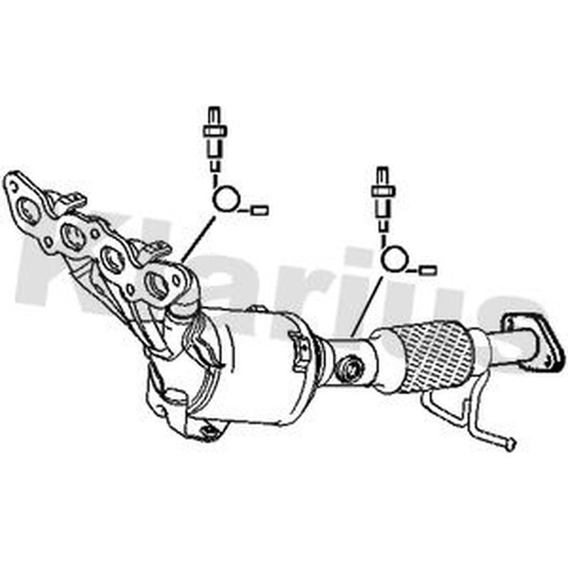 Klarius Catalyst T/A With Pipe (Kit 402947) Front 321888