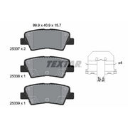 Textar Rear Brake Pad Set 2533701