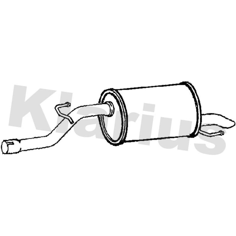 Klarius Box With Tail Pipe Rear GM799C