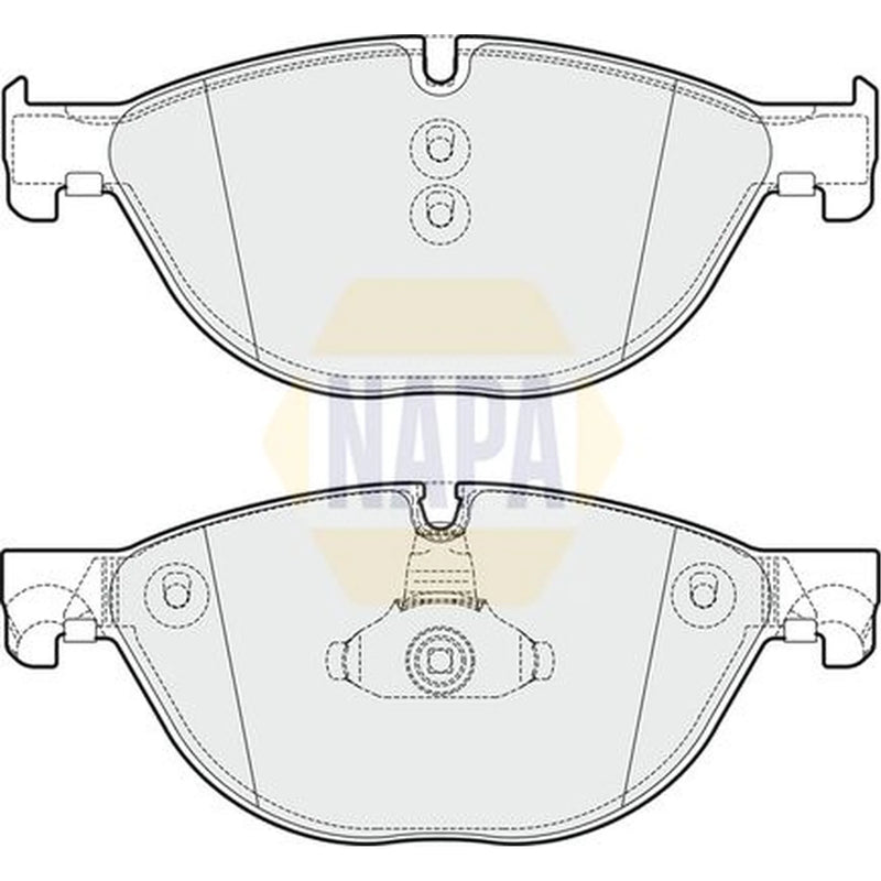 NAPA Front Brake Pad Set NBP1124