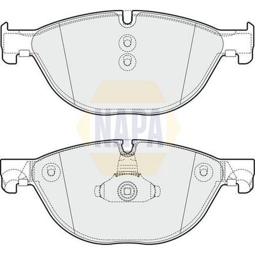 NAPA Front Brake Pad Set NBP1124