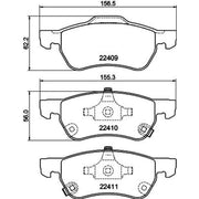 DON Front Brake Pad Set PCP2087