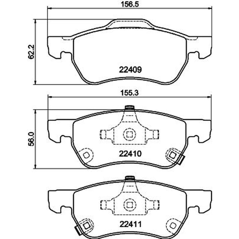 Mintex Front Brake Pad Set MDB4232