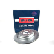 Borg & Beck 2 x Solid Rear Brake Discs BBD6119S