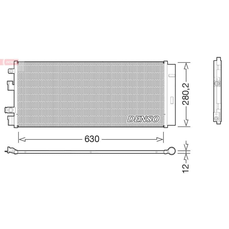 Denso Air Conditioning Condenser DCN20018