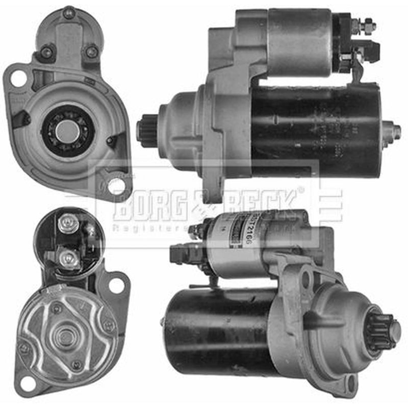 Borg & Beck Starter Motor 12V 1.1kW 10 Teeth BST2166