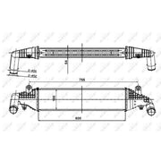 NRF Intercooler (Charge Air Cooler) 30364