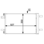 Mahle Air Conditioning Condenser AC 886 000S
