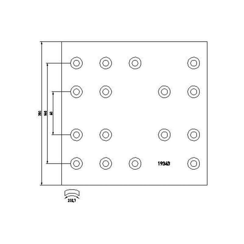 DON Don Cv Brake Lining Set PB242S7141