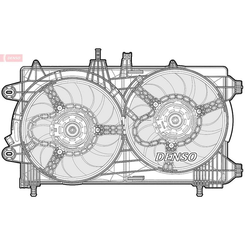 Denso Engine Cooling Fan DER13011