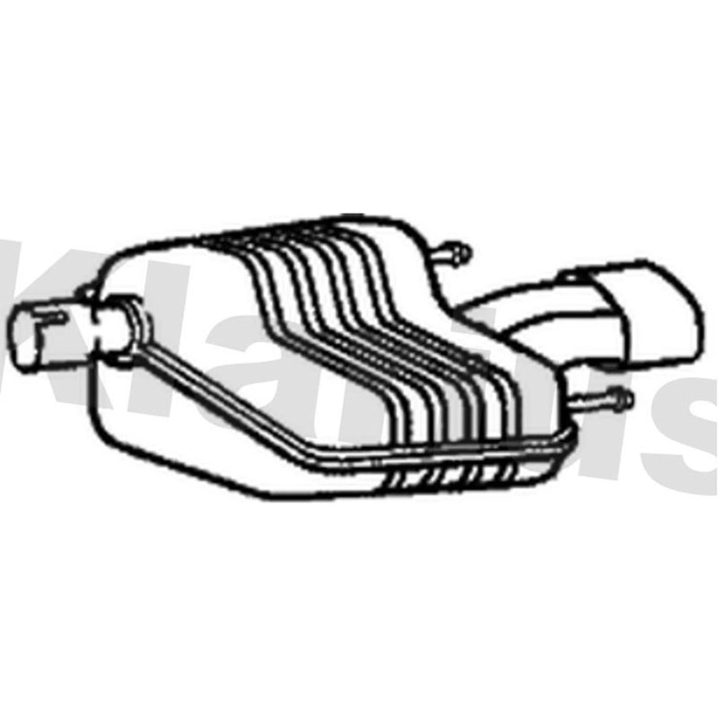 Klarius Box With Tail Pipe Rear SB126X