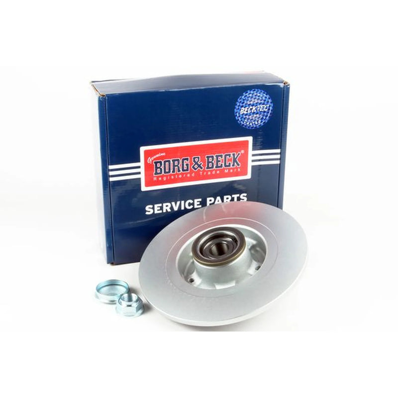 Borg & Beck 2 x Solid Rear Brake Discs BBD5968S