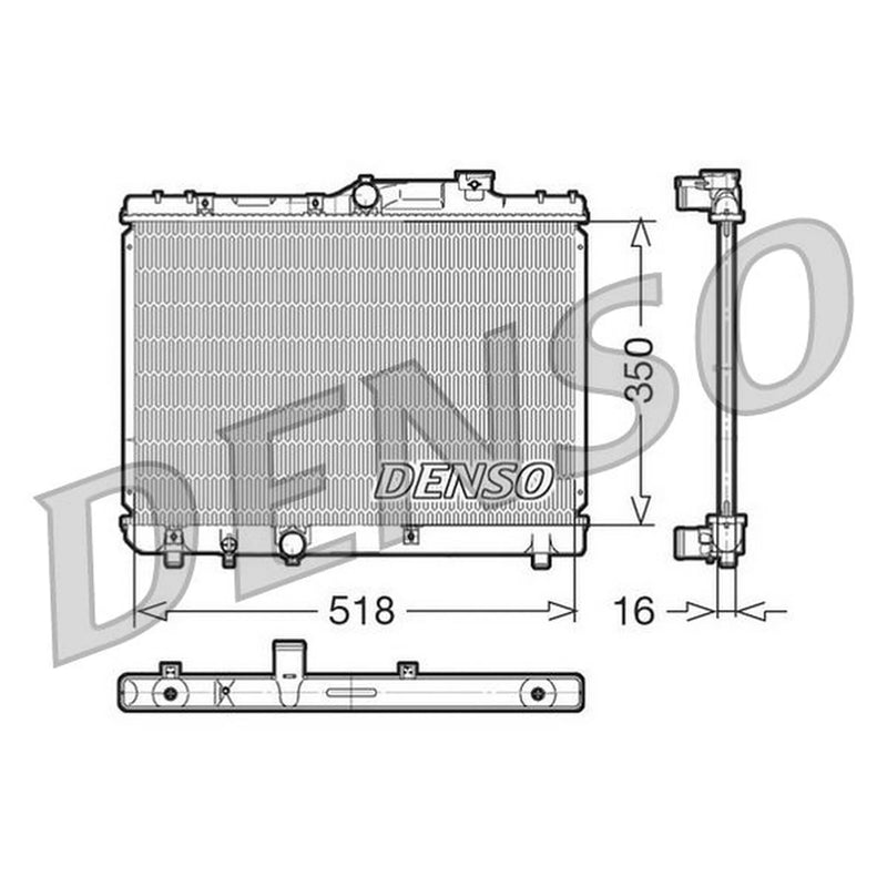Denso Engine Radiator DRM50029