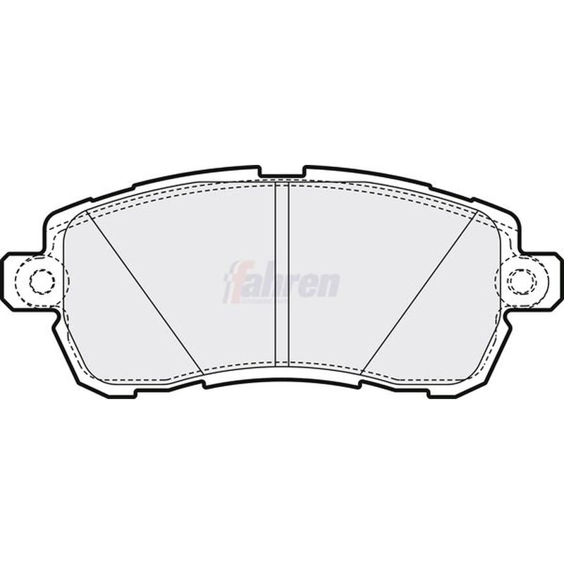 Fahren Front Brake Pad Set FBP3842