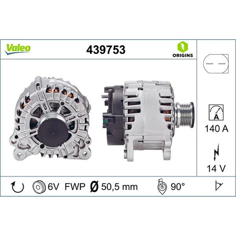 Valeo Car Alternator 12V 439753