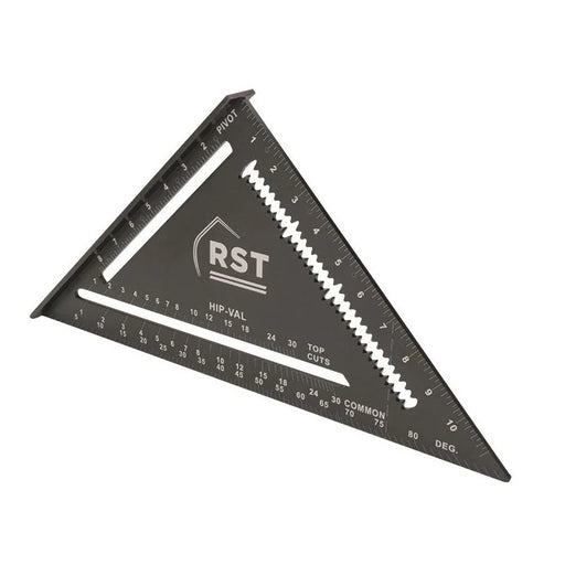 R.S.T. Aluminium Black Rafter Square 12in - RSTRAS12