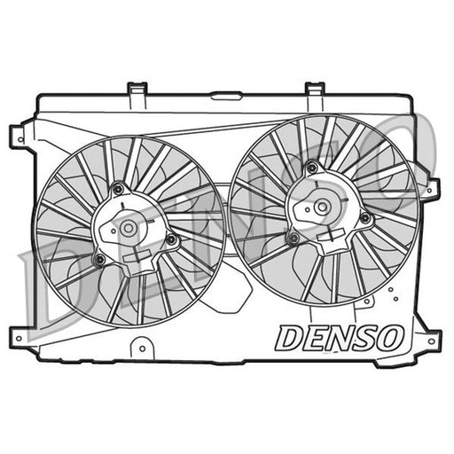 Denso Engine Cooling Fan DER01015