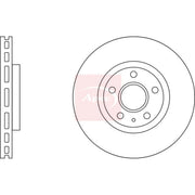 Apec 2 x Vented Front Brake Discs DSK2699