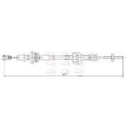 Apec Clutch Control Cable Pull CAB5012