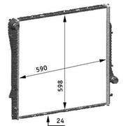 Mahle Engine Radiator CR 566 000S