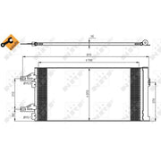 NRF Air Conditioning Condenser 35895