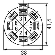 Hella Electrical Plug both sides 8JA 500 431-002