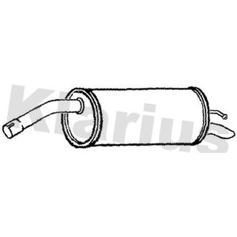 Klarius Box With Tail Pipe Rear DC15X