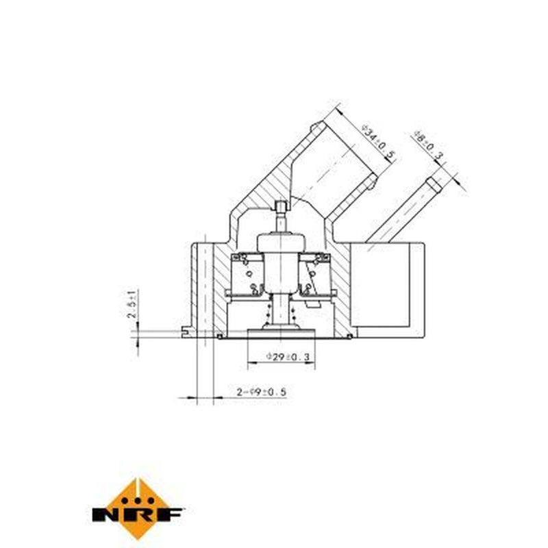 NRF Thermostat,Coolant 725102