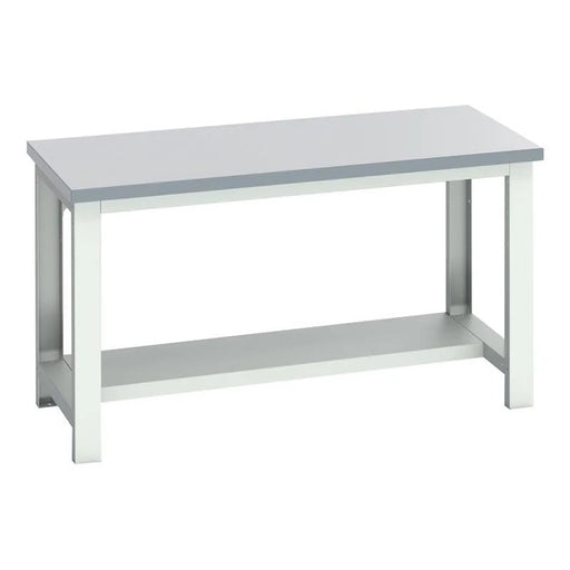 Bott Cubio Bench with Half Shelf, ESD Laminate Clad Top 1500 x 750mm