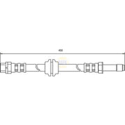 NAPA Brake Hydraulic Hose Line Front NBH1011