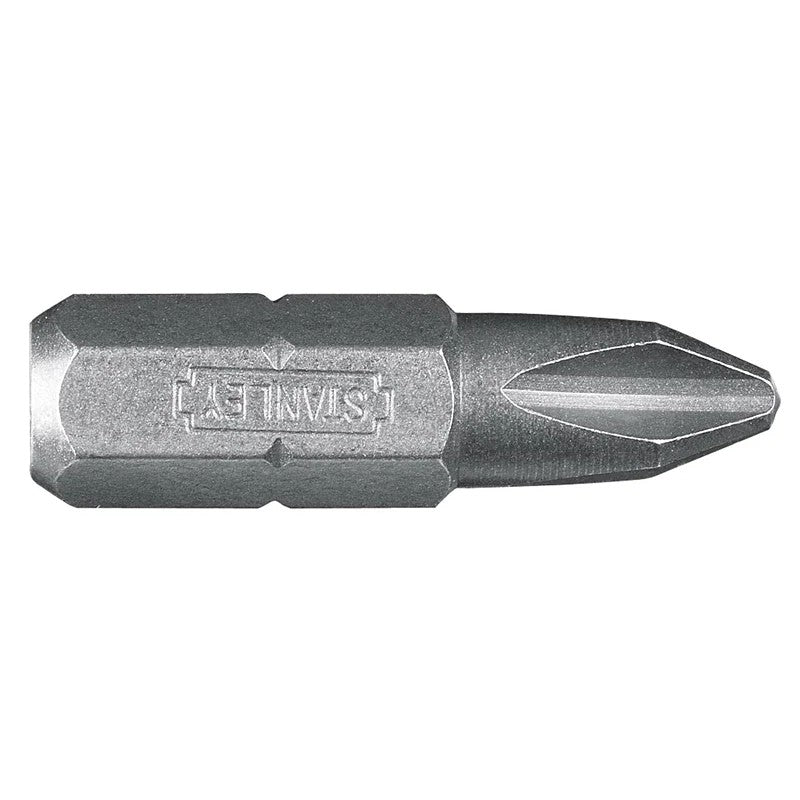 STANLEY® Hand Tools Phillips Bits PH2 x 25mm (Box 25) - 1-68-946