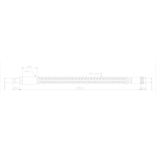 Abtex Brake Hydraulic Hose Line Front ABH1078