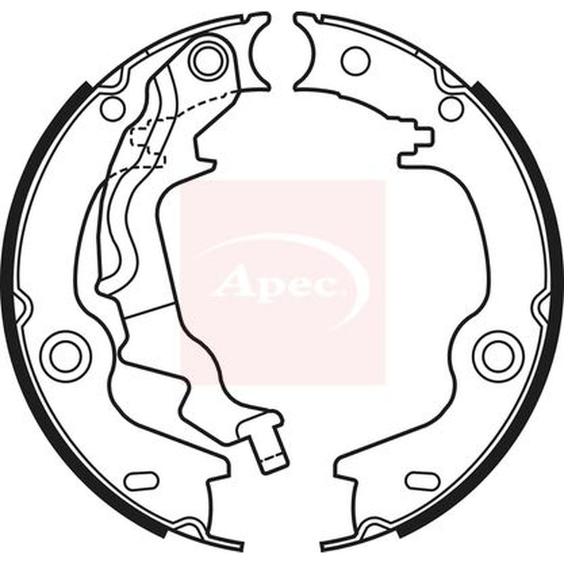 Apec Parking Brake Shoe Set SHU743