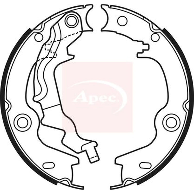 Apec Parking Brake Shoe Set SHU743