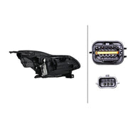 Hella Headlight Headlamp LED Left 1EX 013 930-611