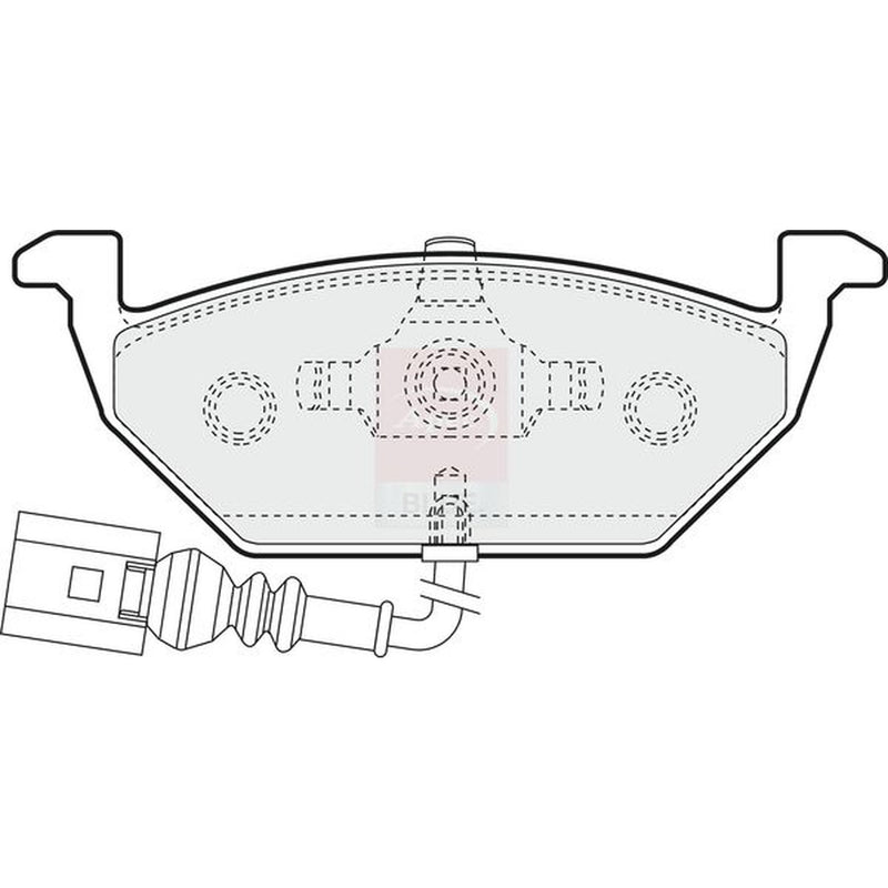 Apec Front Brake Pad Set PD3031