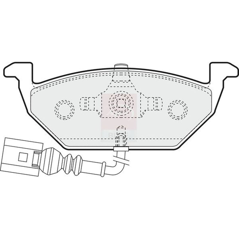 Apec Front Brake Pad Set PD3031